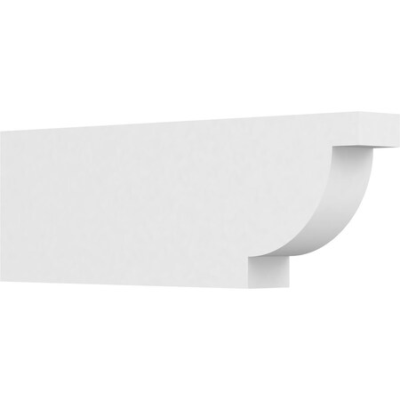 Ekena Millwork Standard Alpine Architectural Grade PVC Rafter Tail, 3"W X 8"H X 24"L RFTP03X08X24ALP